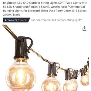 Shatterproof LED lights-50ft